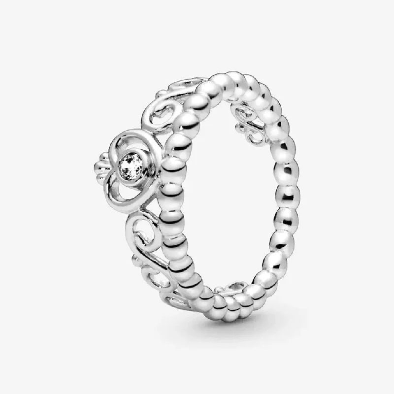 Ladies Mountain Rings -PANDORA : Princess Tiara Crown Ring