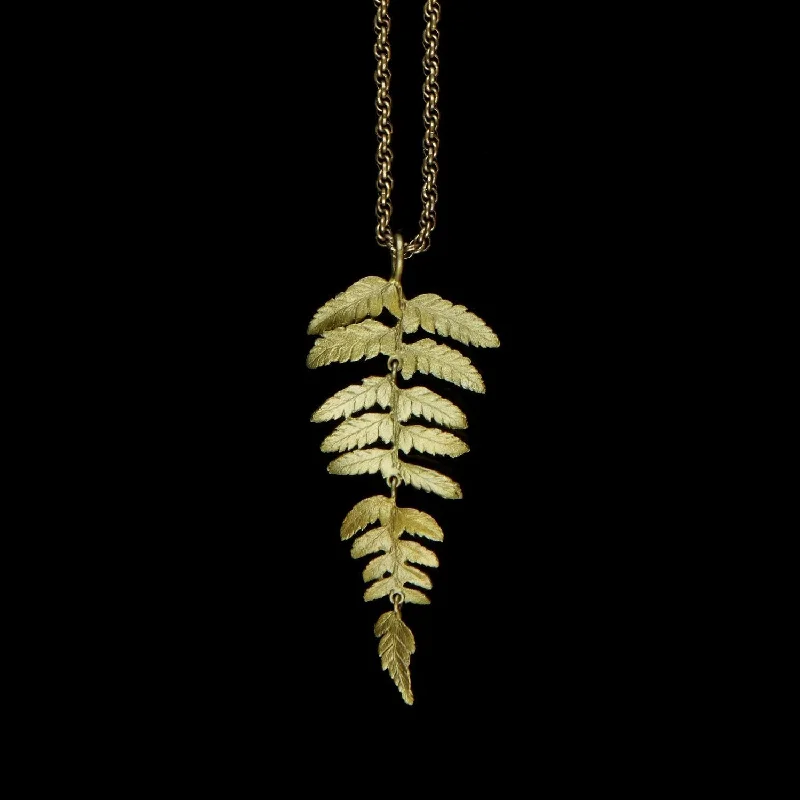 Ladies Necklaces with Olive Peridot-Fern Necklace - 30" Long