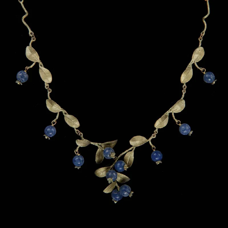 Ladies Necklaces for Office Shine-Blueberry Necklace - Twigs