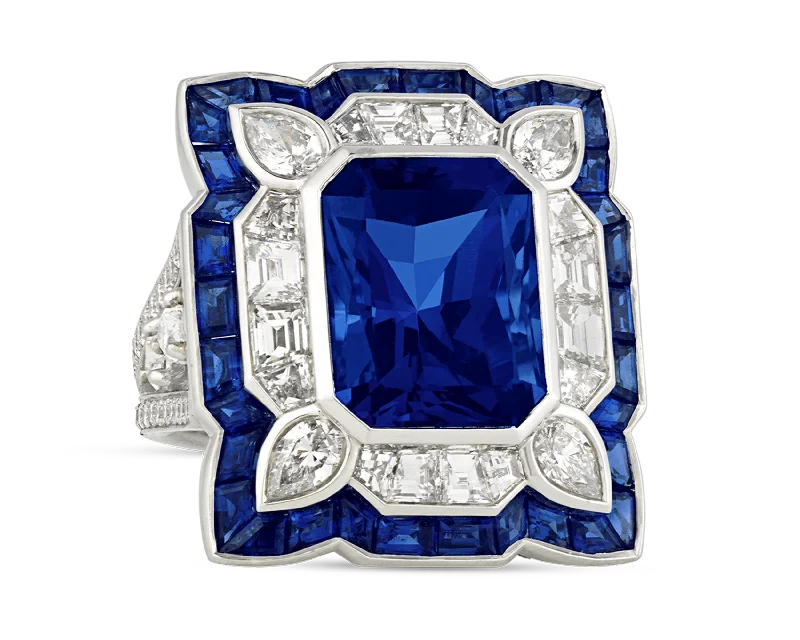 Ladies Agate Rings -Tanzanite Ring, 10.79 Carats