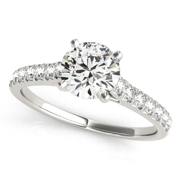 Ladies Engagement Rings with Kornerupine Spark-14k Engagement Ring