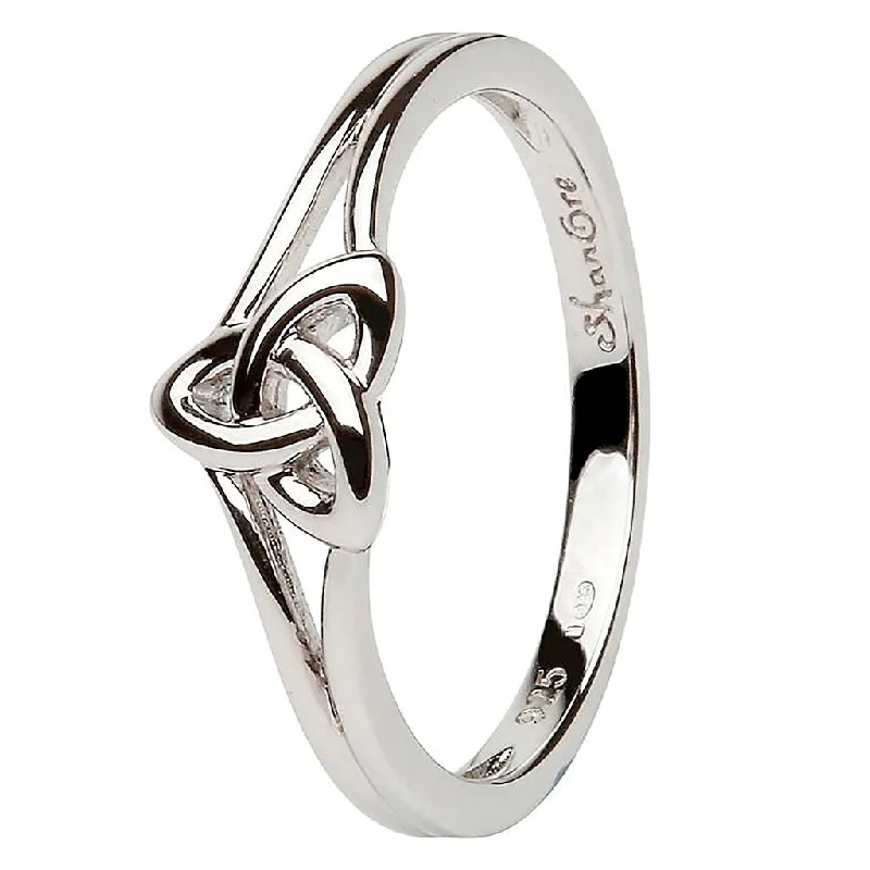 Ladies Harmony Rings -Shanore : Trinity Knot Sterling Silver Ring