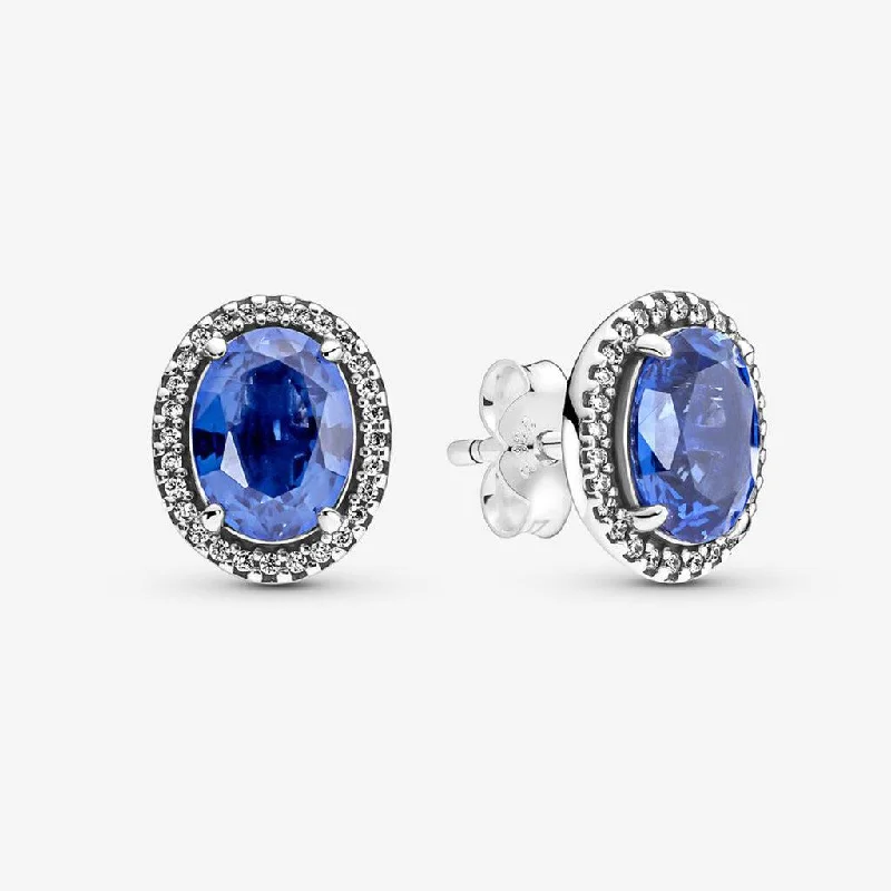 Ladies Earrings Dual Glow-PANDORA : Sparkling Statement Halo Stud Earrings