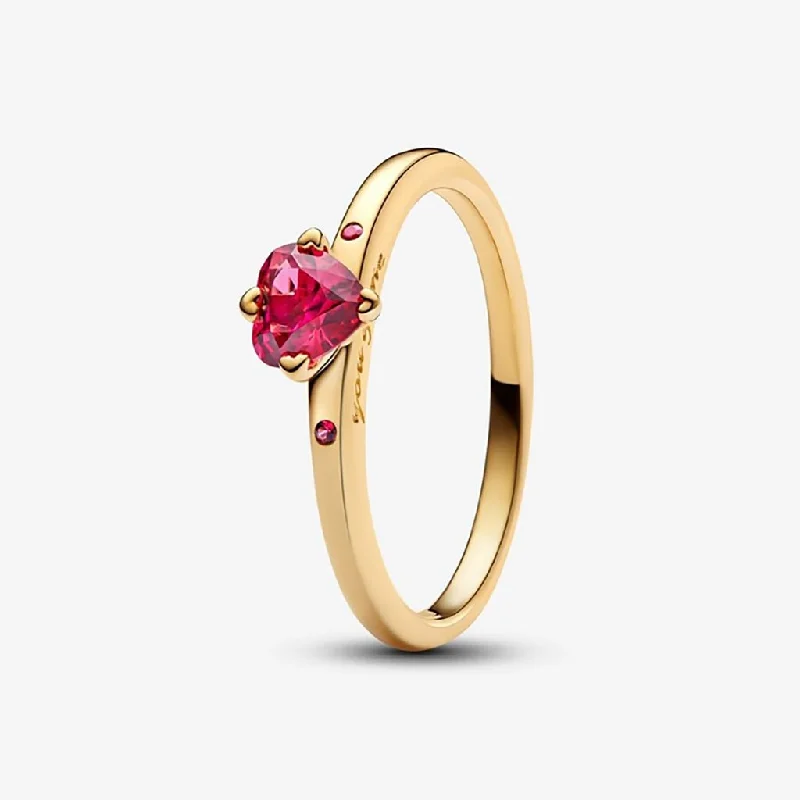 Ladies Pink Rings -PANDORA : Explosion of Love Ring