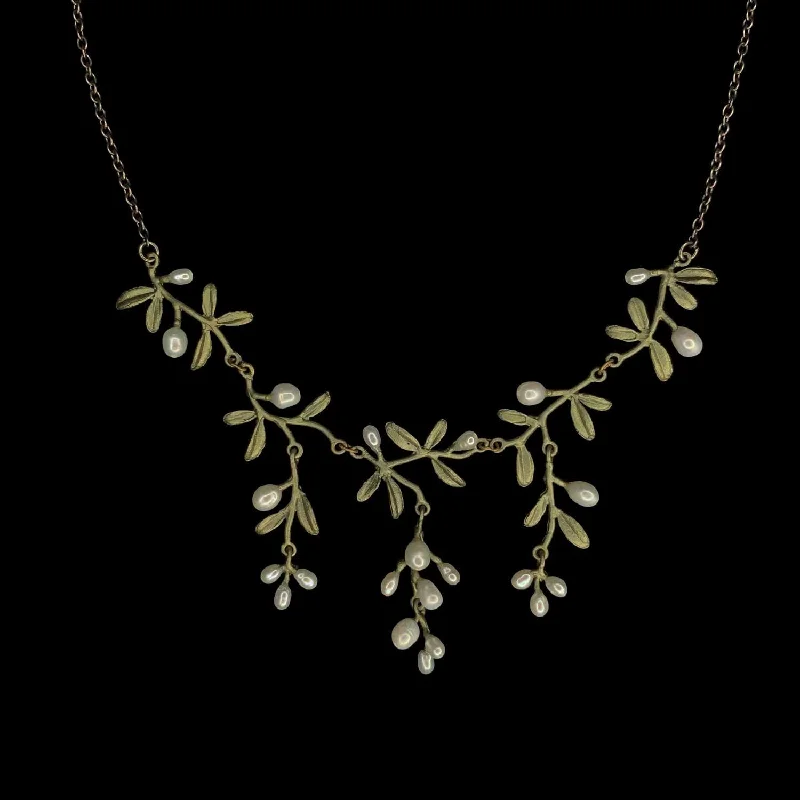 Ladies Necklaces Four Layers-Jasmine Vine Necklace