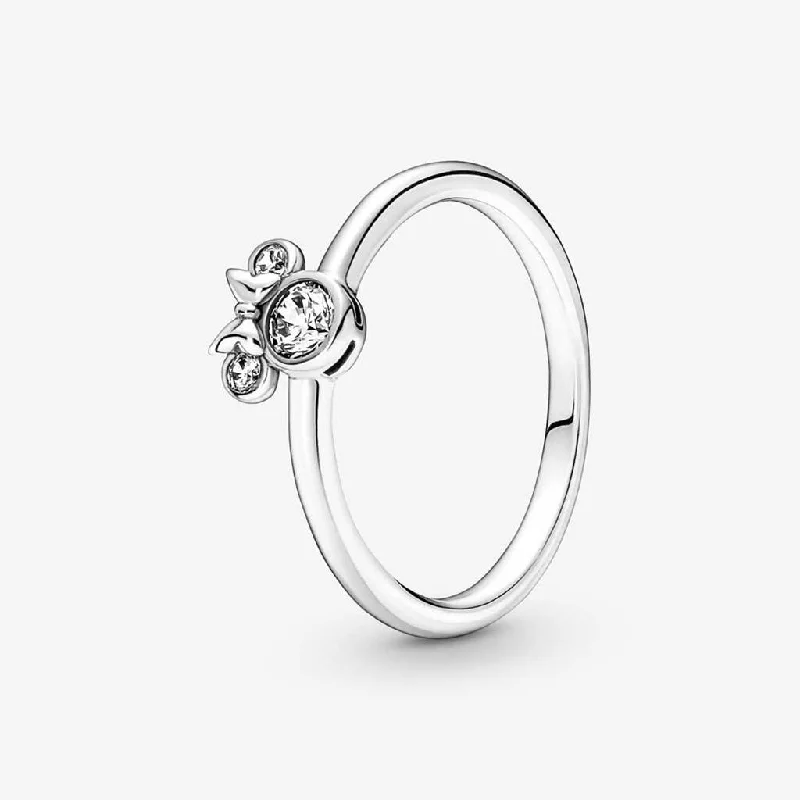 Ladies Mother’s Day Rings -PANDORA : Disney Minnie Mouse Sparkling Head Ring