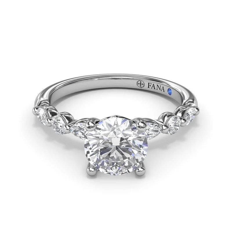 Ladies Engagement Rings Bold Shine-Enchanted Diamond Engagement Ring S4079