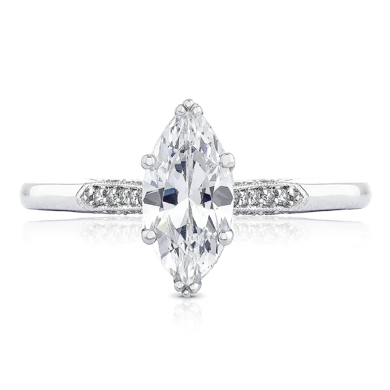 Ladies Engagement Rings with Tourmaline Spark-Simply TACORI | Marquise Solitaire Engagement Ring 2651MQ9X45