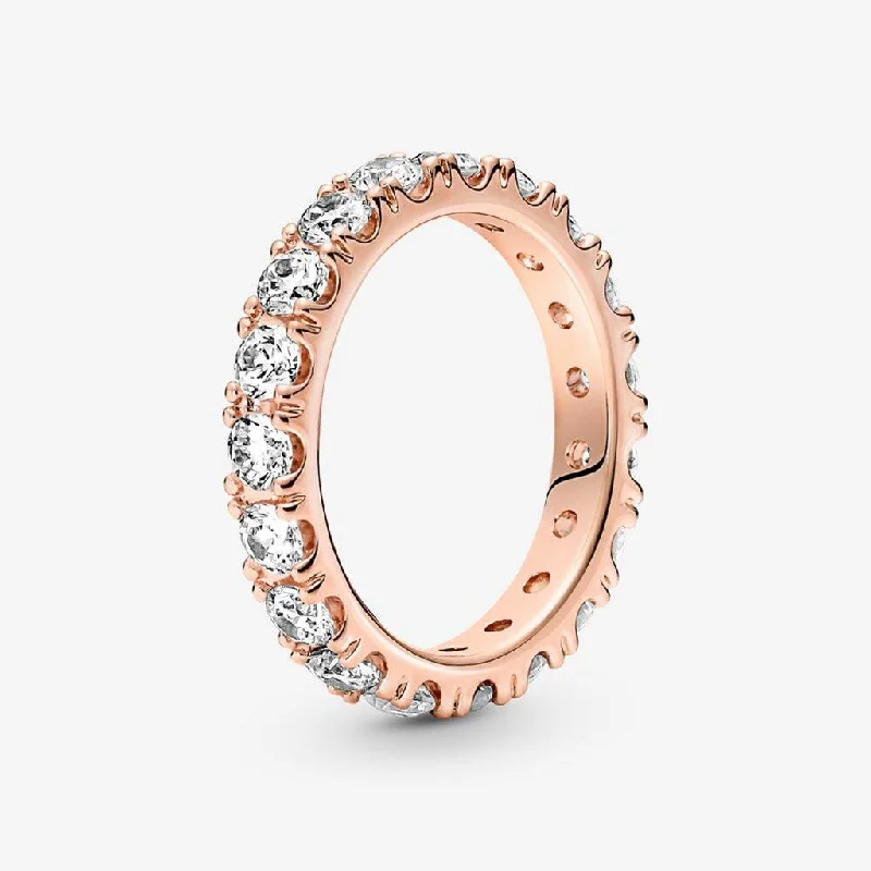 Ladies Bold Rings -PANDORA : Sparkling Row Eternity Ring