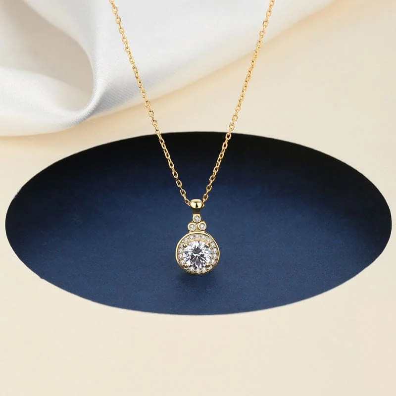 Ladies Necklaces with Yellow Milarite-shining star necklace