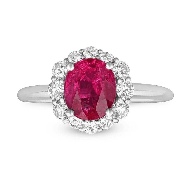 Ladies Astrology Rings -Mozambique Ruby Ring, 2.07 carats