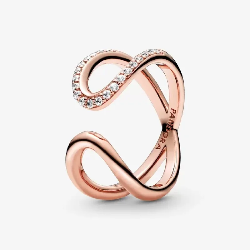 Ladies Wide Rings -PANDORA : Wrapped Open Infinity Ring