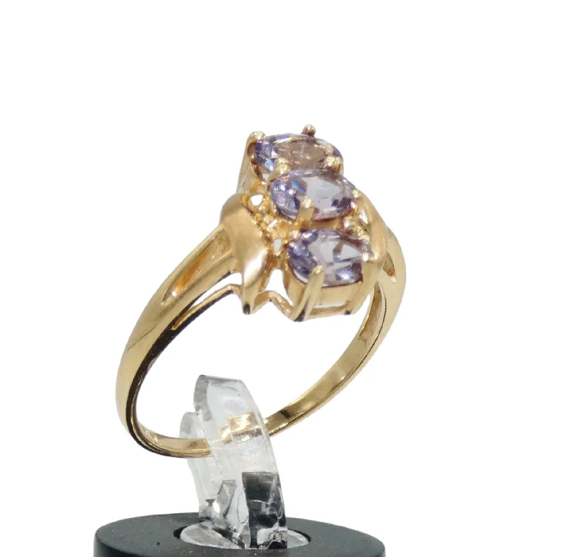 Ladies Strength Rings -14K Gold Tanzanite Ring