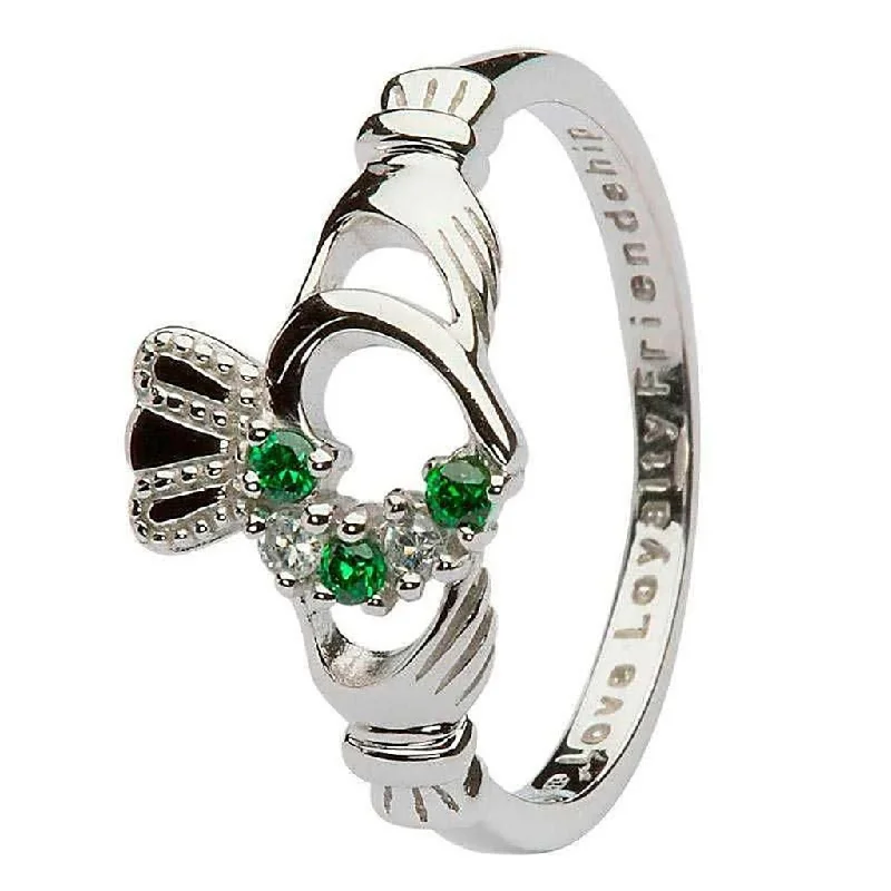 Ladies Mystical Rings -Shanore : Claddagh Heart Set Ring