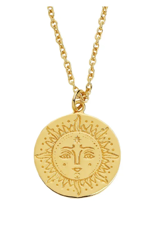 Ladies Necklaces for Soul Friends-Tantra Gold Necklace