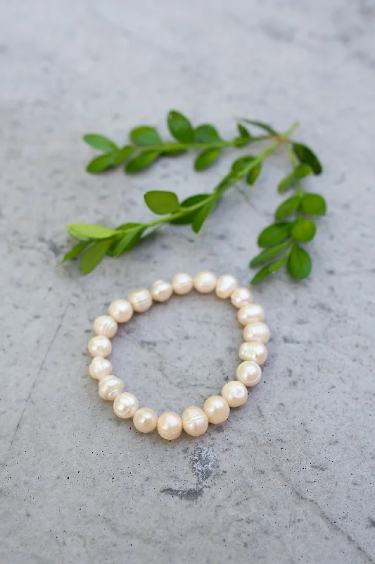 Ladies Joyful Sparkle Bracelets -Real Pearl Bracelet