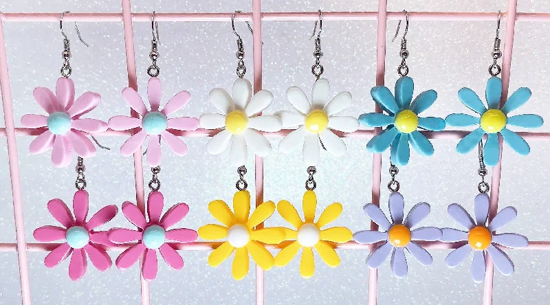 Ladies Earrings for Office Charm-Retro Daisy Earrings (6 Colors)