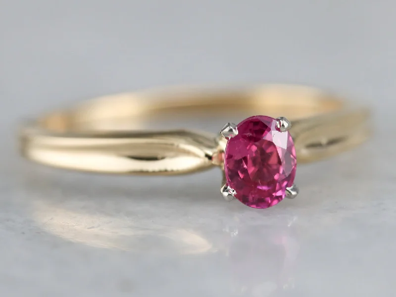 Ladies Engagement Rings Matte Shine-Pink Sapphire Engagement Ring