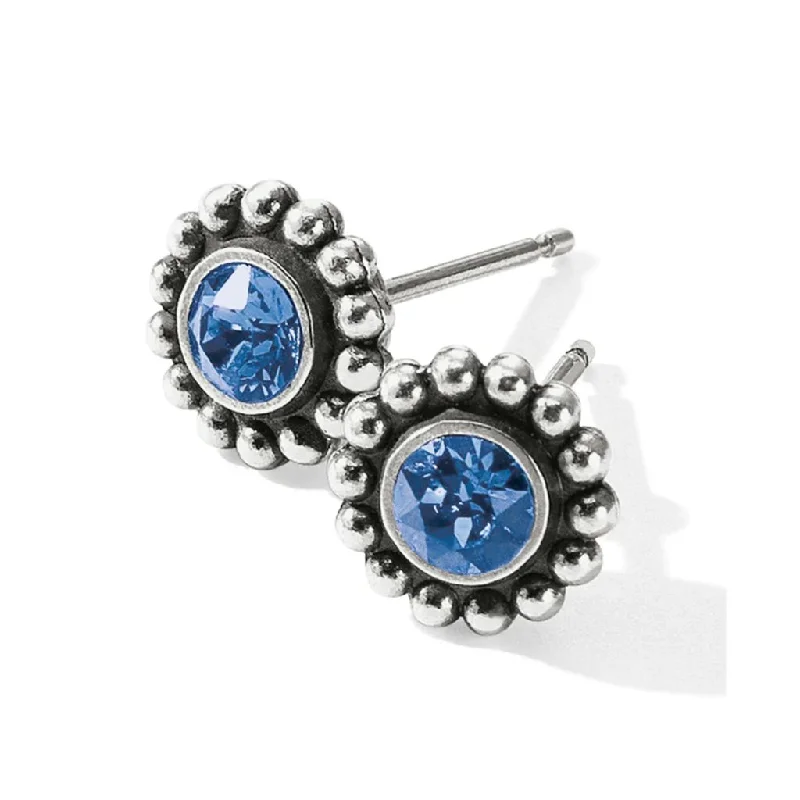 Ladies Earrings with Key Spark-Brighton - Twinkle Mini Post Earrings in Sapphire