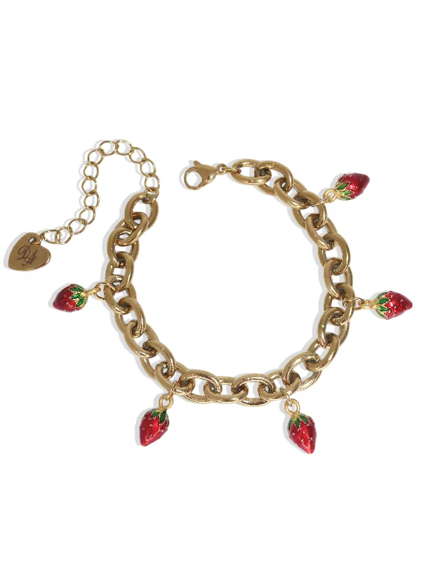 Ladies Mother’s Love Bracelets -Strawberry Field Bracelet