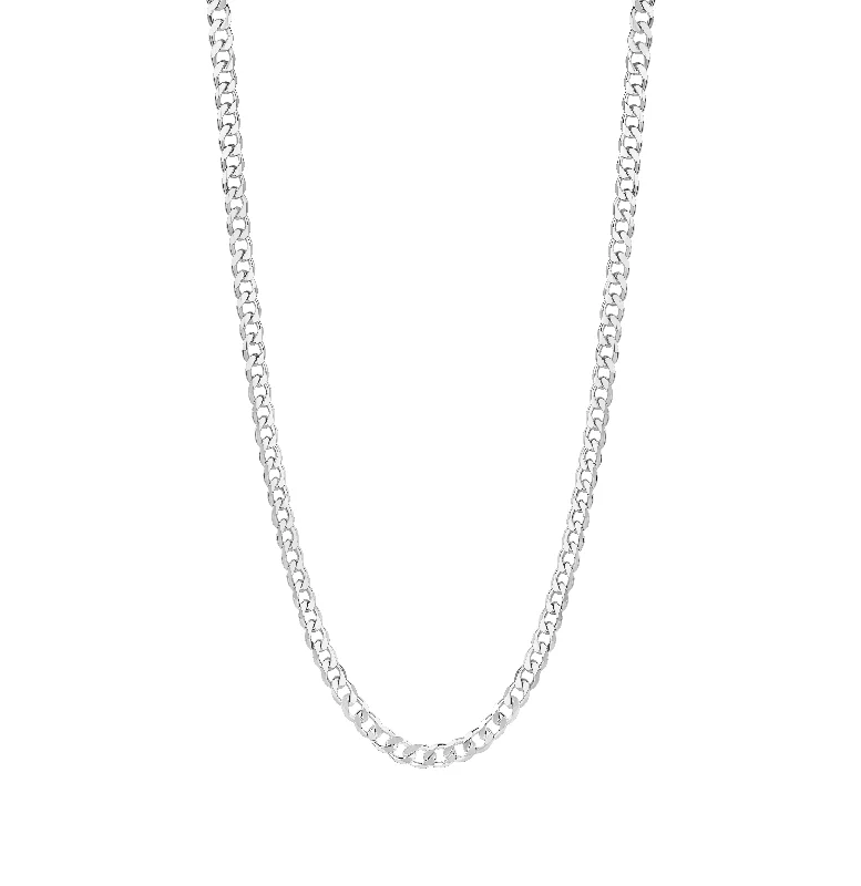 Ladies Necklaces for Date Charm-The 4mm Curb Chain Necklace