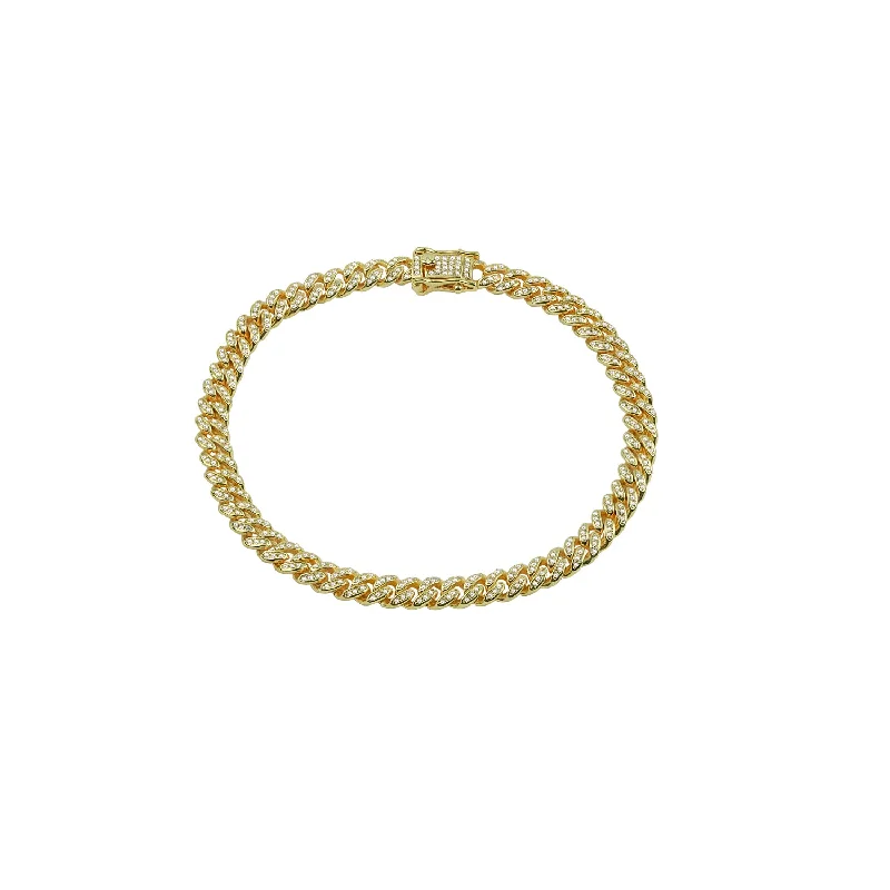 Ladies Necklaces Luxe Vibe-THE ICED OUT CUBAN LINK CHOKER NECKLACE