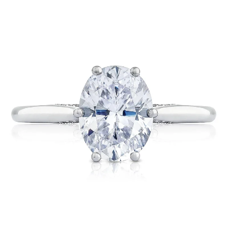 Ladies Engagement Rings Gothic Spark-Simply TACORI | Oval Solitaire Engagement Ring 2650OV8X6