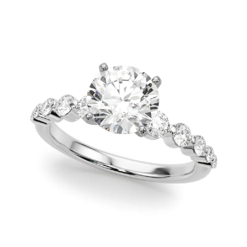 Ladies Engagement Rings Heart Shine-14K Engagement Ring