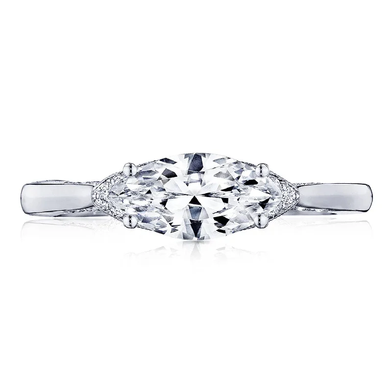 Ladies Engagement Rings Unique Shine-Simply TACORI | Marquise Solitaire Engagement Ring 2654MQ10X5