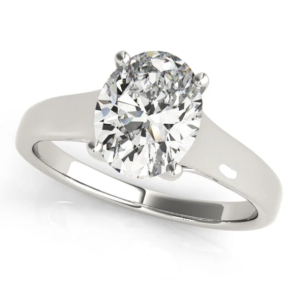 Ladies Engagement Rings with Phenakite Glow-14k Solitaire Engagement Ring