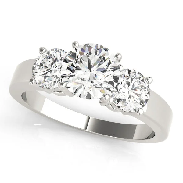 Ladies Engagement Rings Oval Spark-14k Engagement Ring / 3 Stone