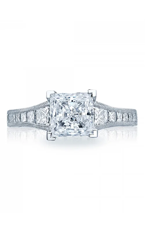 Ladies Engagement Rings Delicate Glow-Tacori Reverse Crescent Engagement Ring HT2510PR12X