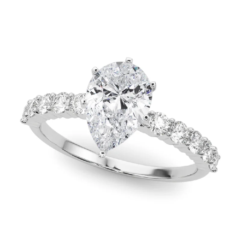 Ladies Engagement Rings with Stichtite Shine-14K Prong Set Engagement Ring