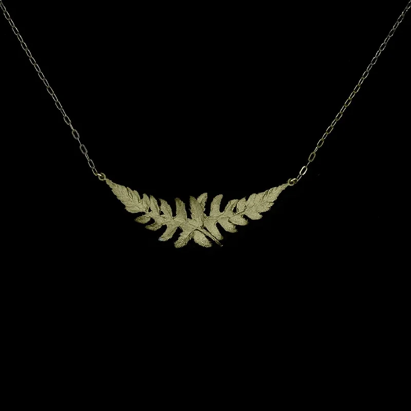 Ladies Necklaces for Festive Nights-Fern Necklace - Dainty