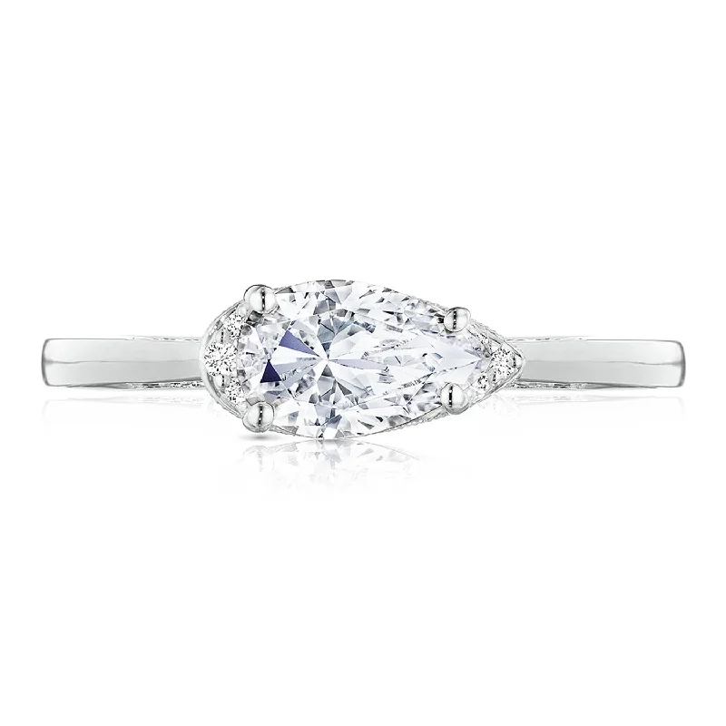 Ladies Engagement Rings Princess Spark-Simply TACORI | Pear Solitaire Engagement Ring 2654PS8X5