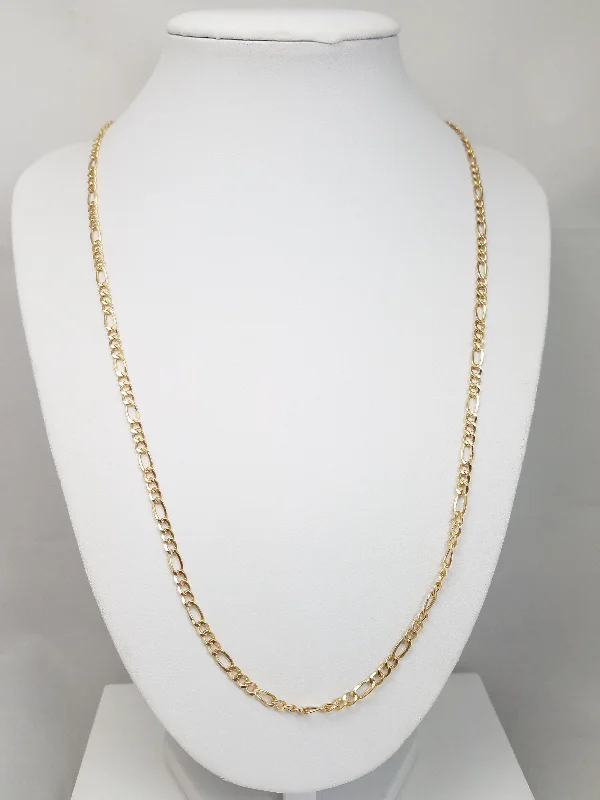 Ladies Necklaces for Prom Shine-New! Sporty 24" Hollow 10k Yellow Gold Diamond Cut Rope Chain Necklace