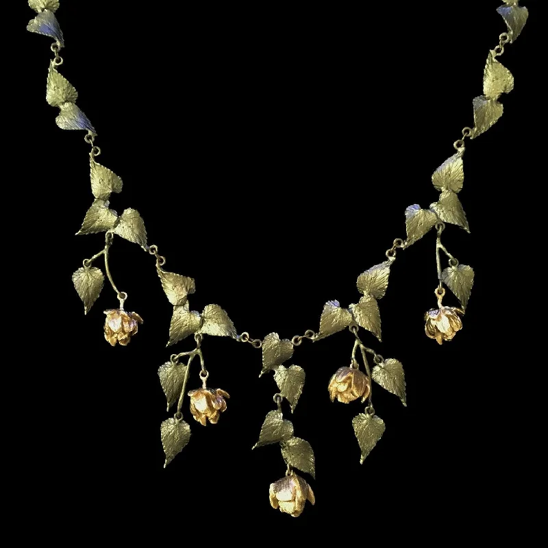 Ladies Necklaces Bold Chain-Hops Necklace - Statement