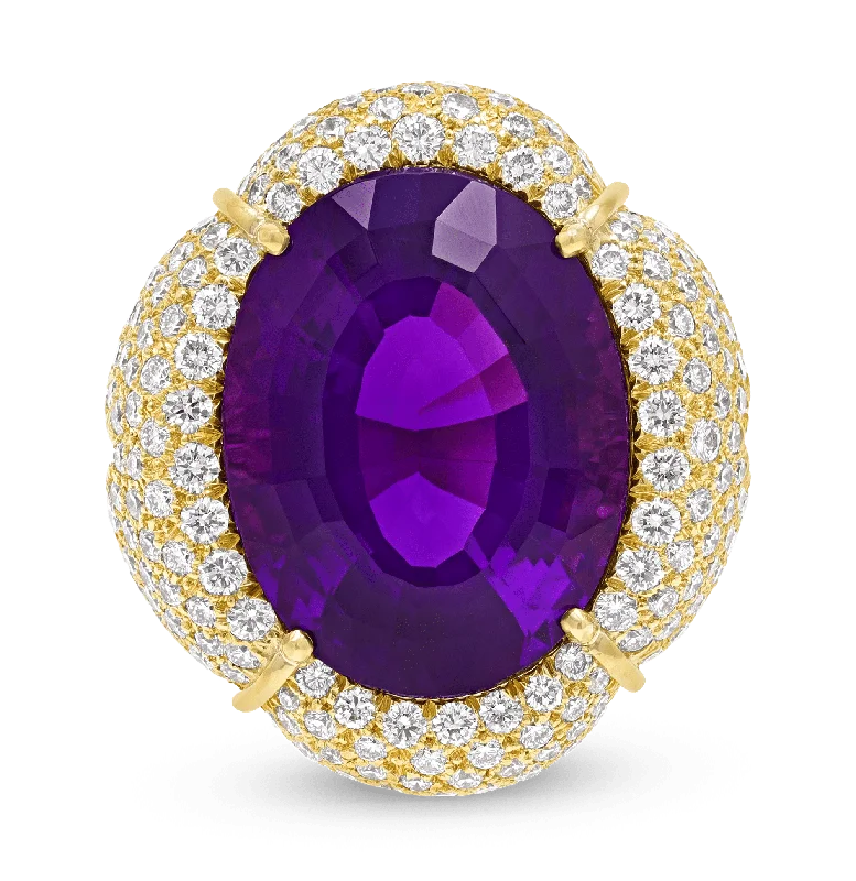 Ladies Adventure Rings -Henry Dunay Amethyst Ring, 18.50 carats