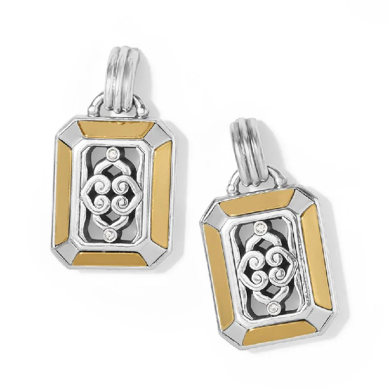 Ladies Earrings Artful Design-Brighton : Intrigue Regal Post Drop Earrings