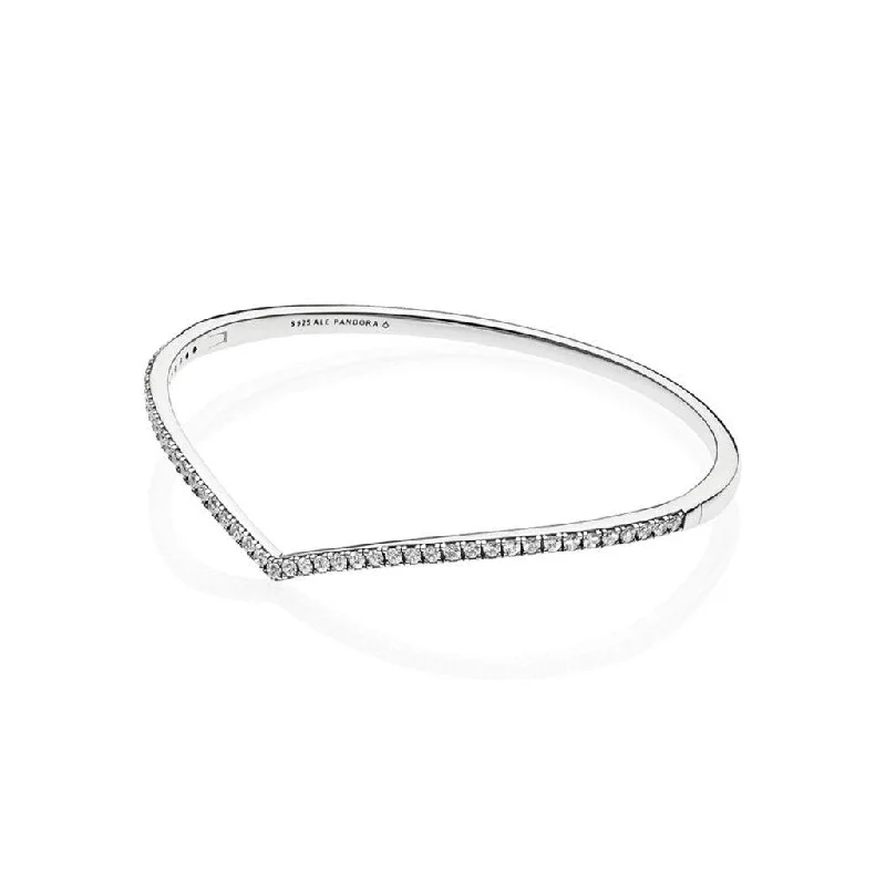 Ladies Name Rings -PANDORA : Shimmering Wish Bangle Bracelet